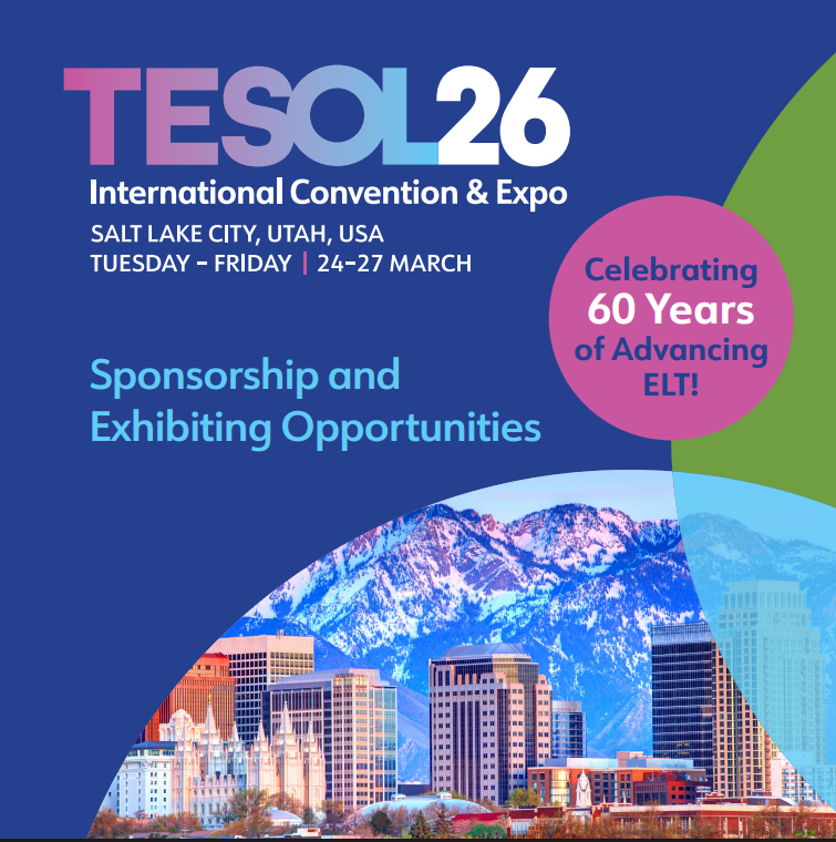 TESOL 2026 Exhibit and Sponsorship Opportunities