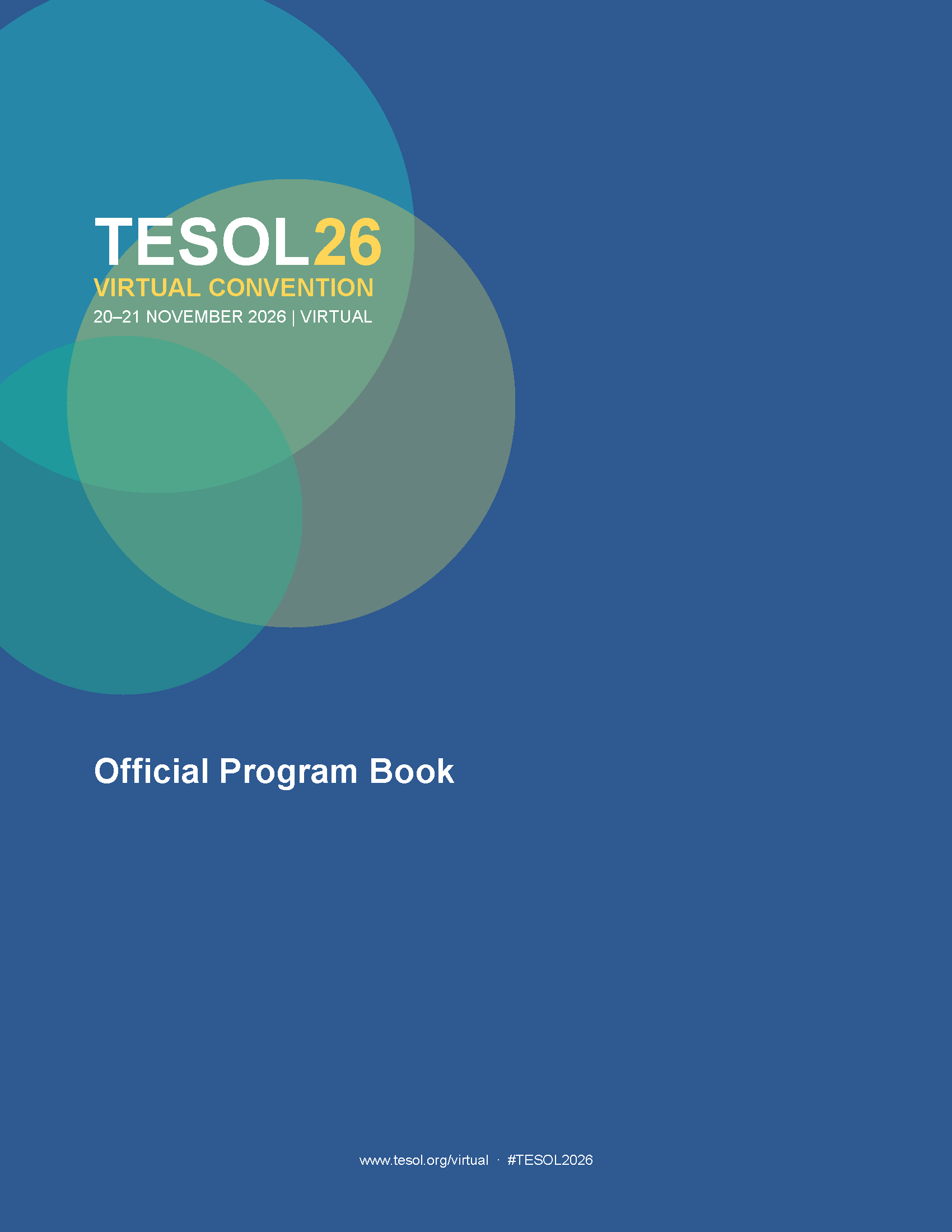 TESOL 2026 Virtual Convention Program Book