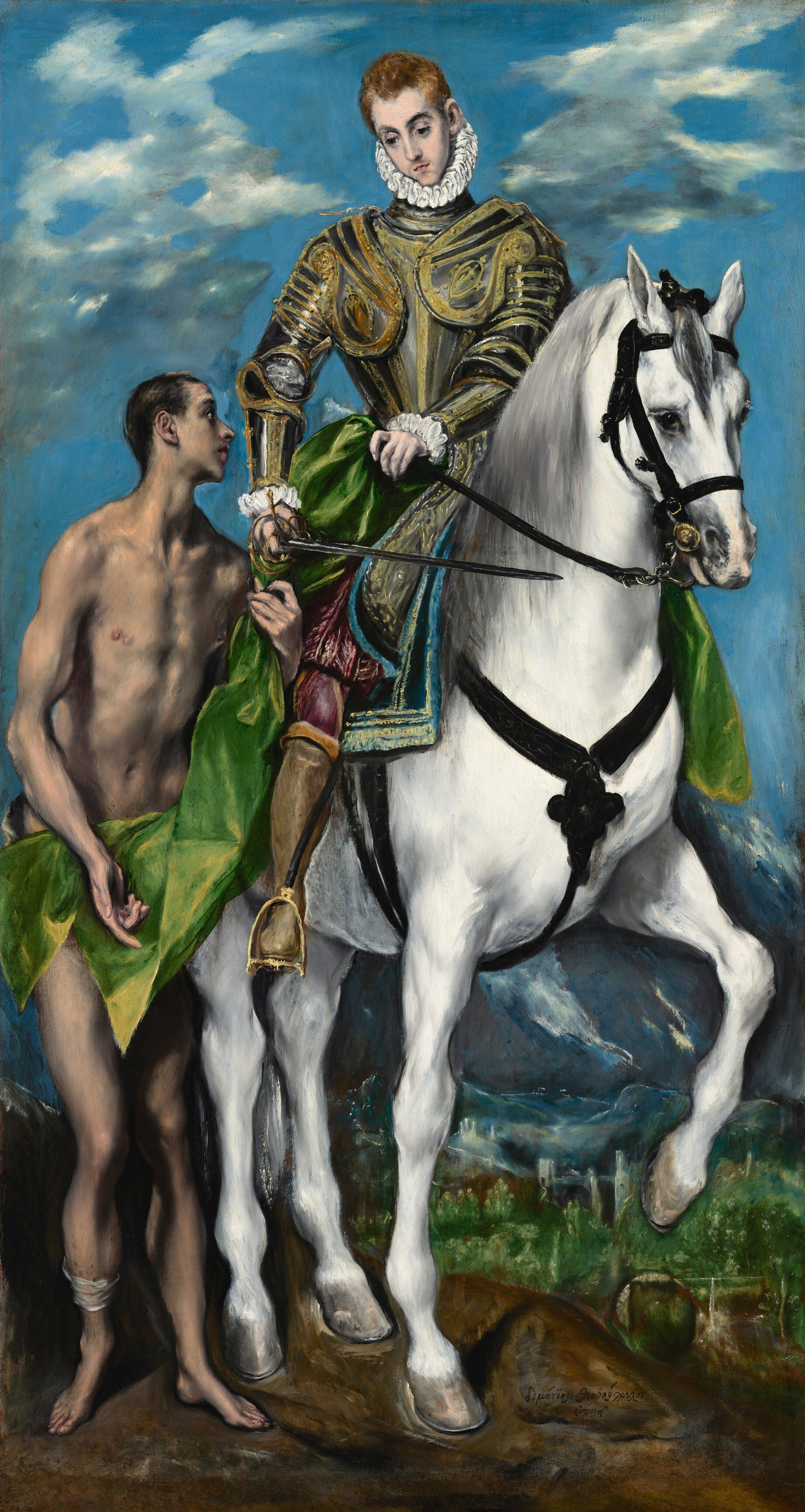 Saint Martin and the Beggar (El Greco, 1597/1599)
